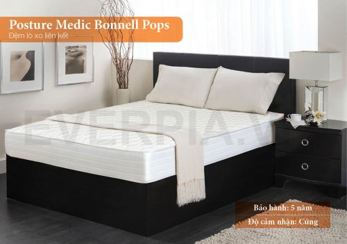 Đệm lò xo liên kết Posture Medic Bonnell pops Everon