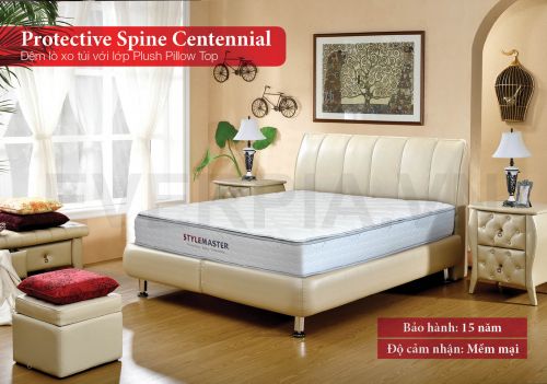 Đệm lò xo túi Protective Spine Centennial Everon