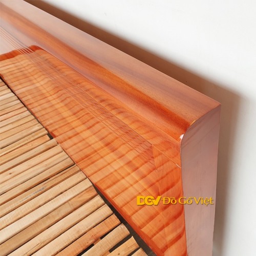Giường Ngủ Sồi Nga Màu Nâu Đẹp Giá Rẻ Bình Dân