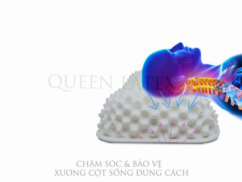 Gối Cao Su Thiên Nhiên New Massage Vạn Thành