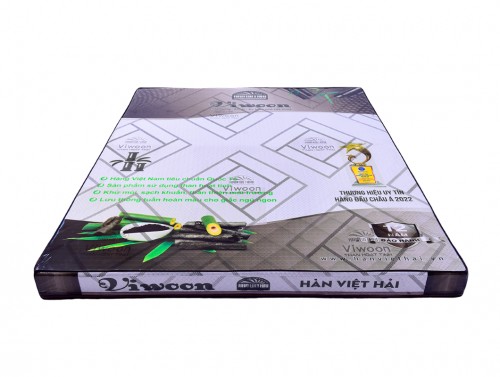 Nệm ép dẻo cao cấp VIWOON THAN HOẠT TÍNH