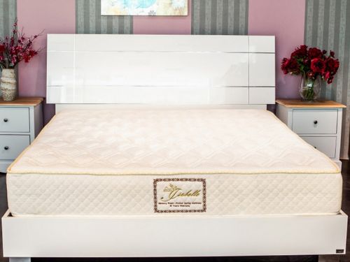 Nệm isabelle lò xo túi 7 vùng 2 viền - 2 mặt mousse iq