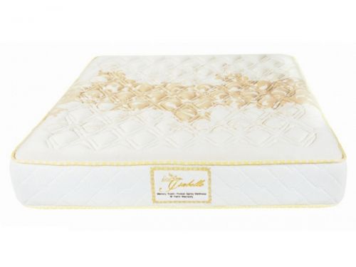 Nệm isabelle lò xo túi 7 vùng 2 viền - 2 mặt mousse iq