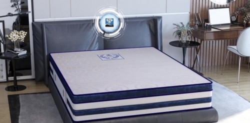 Nệm Lò Xo Túi Cao Su 3 Viền Kim Cương
