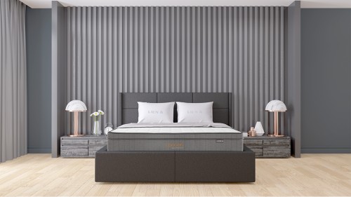 Nệm Lò Xo Túi Cocoon Grey Premium