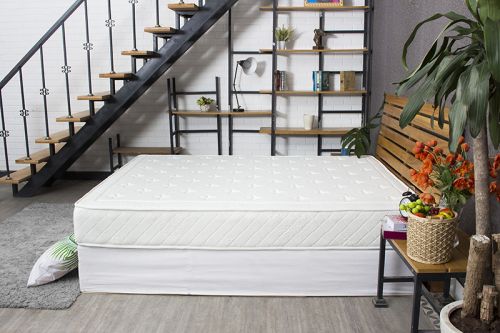 Nệm Lò Xo Túi Edena Màu Trắng Sang Trọng