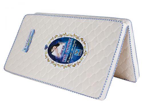 Nệm mút ép gấp 2 có trần gấm xốp Kim Cương