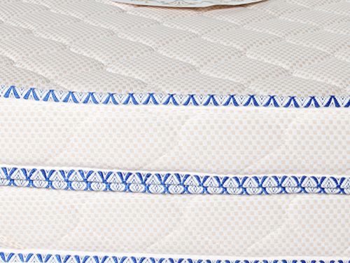Nệm mút ép gấp 2 có trần gấm xốp Kim Cương
