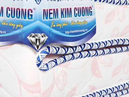 Nệm mút ép gấp 3 có trần xốp Kim Cương