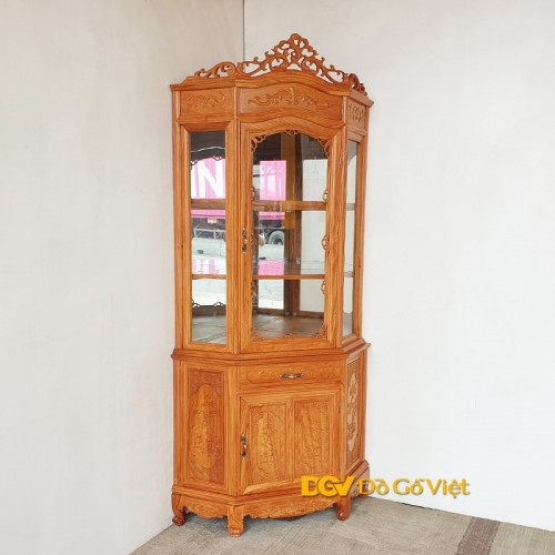 Tủ Để Rượu Góc Đẹp Gỗ Gõ Đỏ 70 Đẹp Giá Rẻ